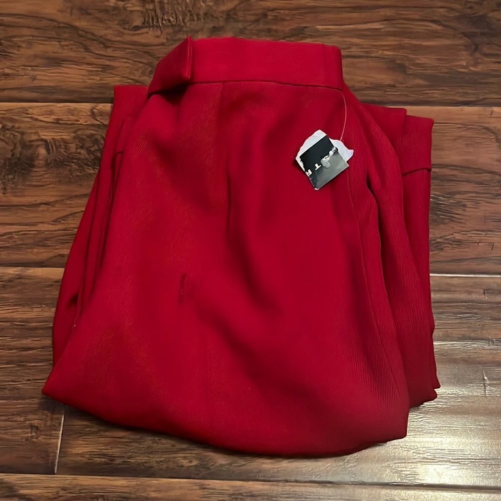 Vintage Lauren Ralph Lauren Red Pants Slacks Casual Feminine Work Brand New